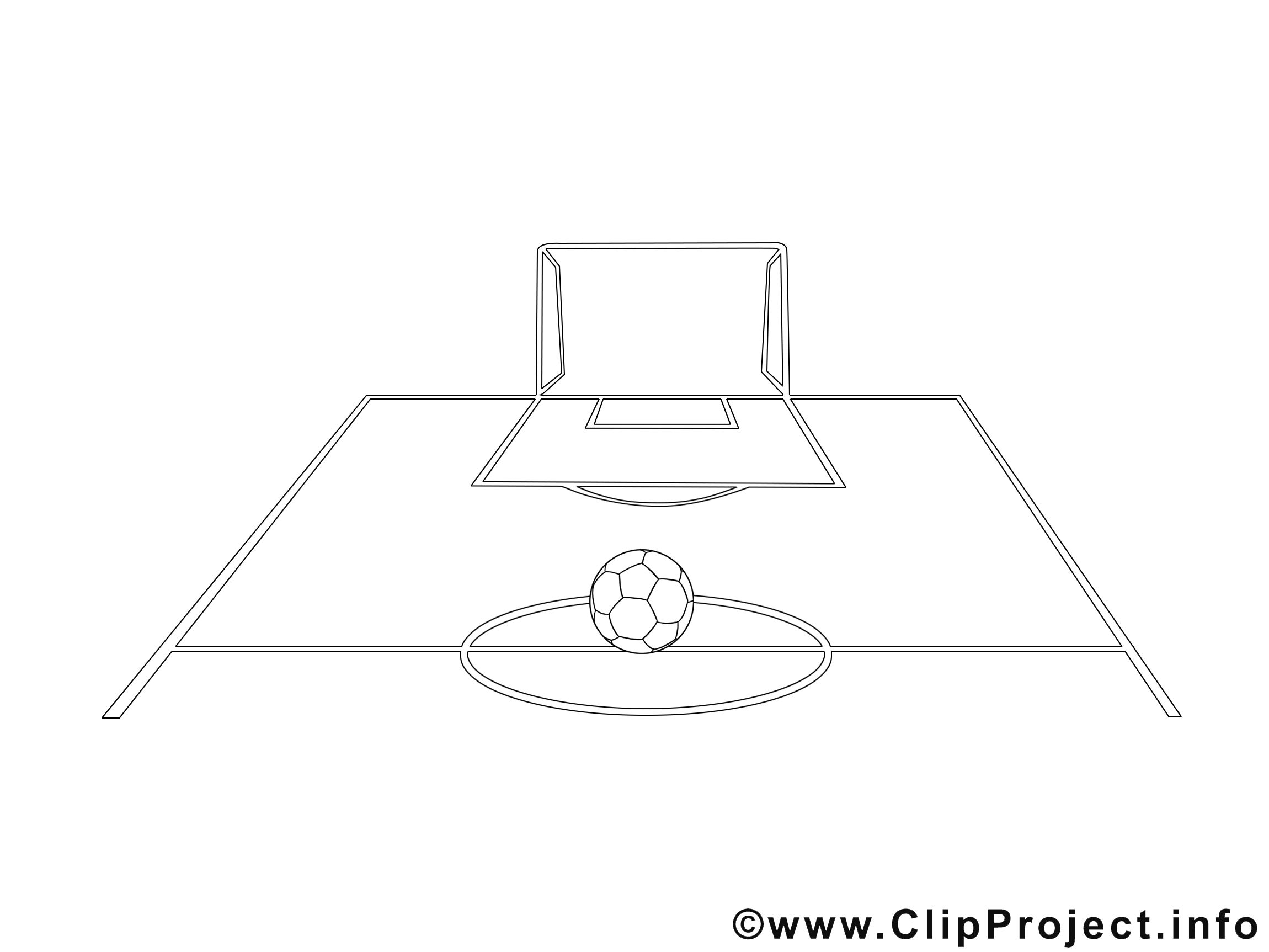Terrain illustration – Football   imprimer