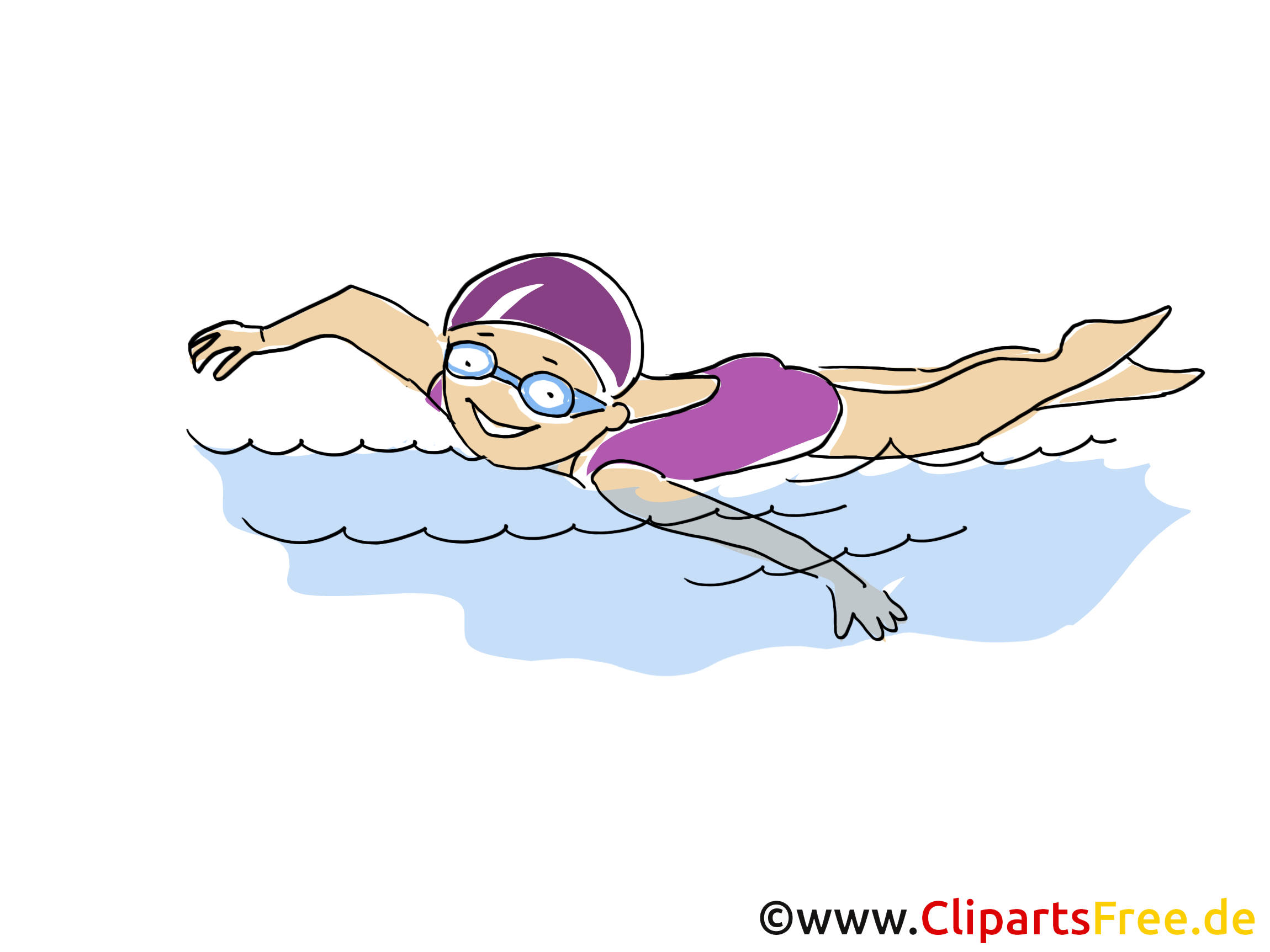 clipart gratuit sport natation - photo #1