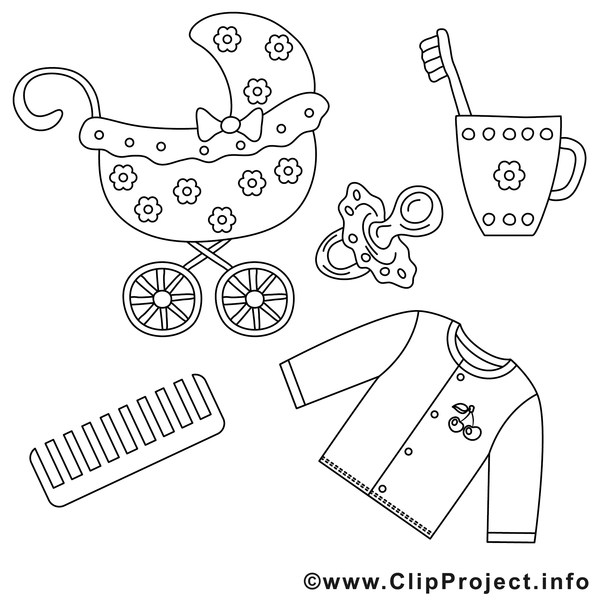 Poussette images – Bébé gratuit à imprimer - Bébé ...