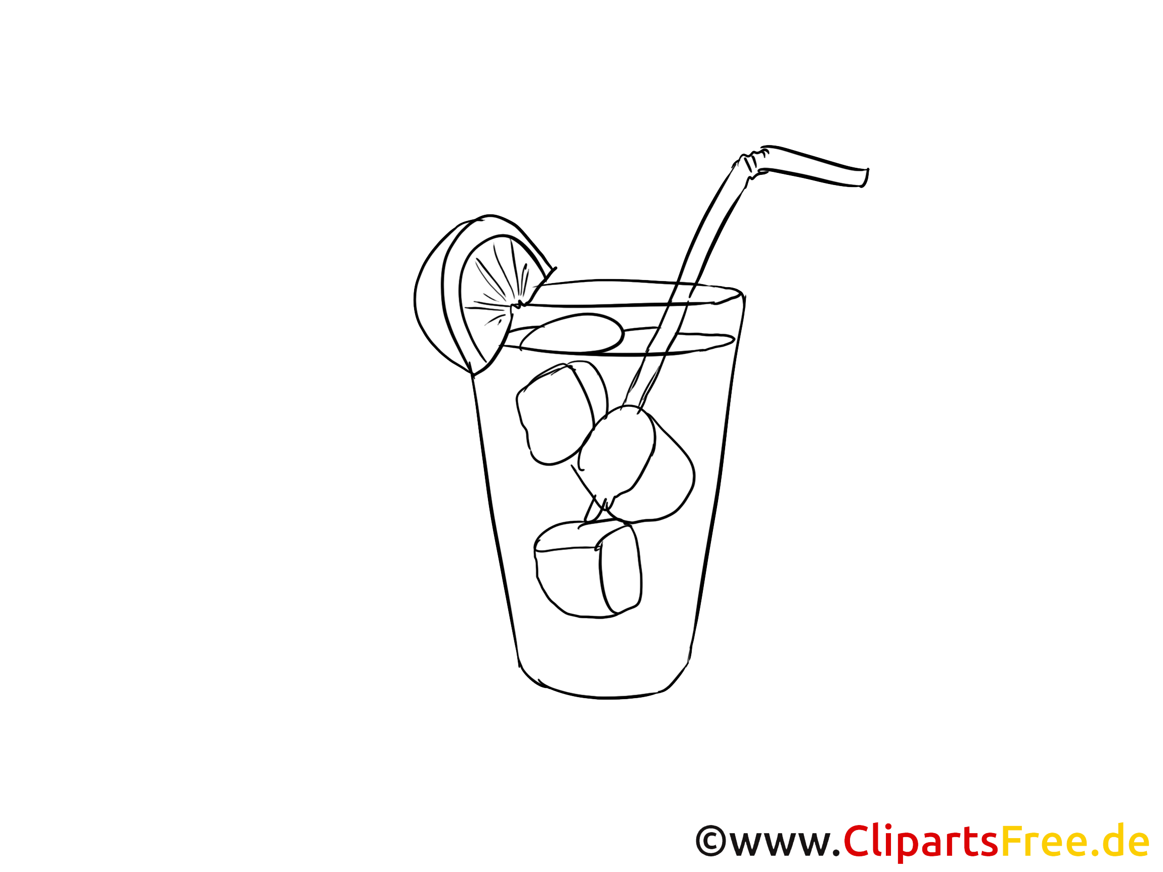 cocktail dessin  coloriage mardi gras à télécharger