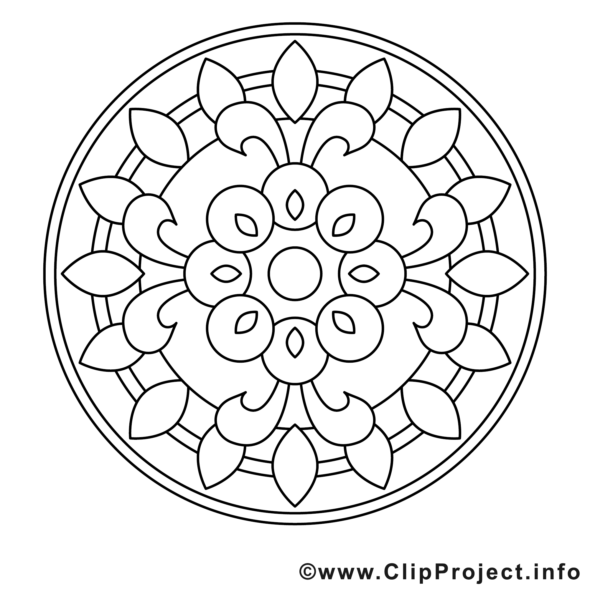 Illustration gratuite mandalas à imprimer Mandalas