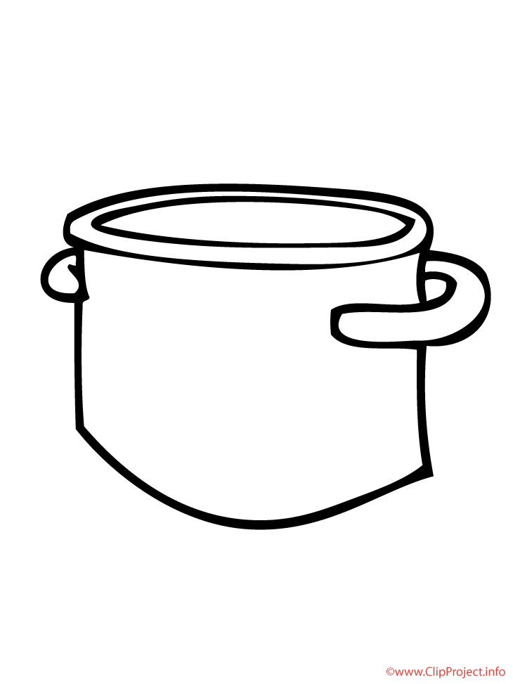 casserole coloriage  objets coloriages dessin picture