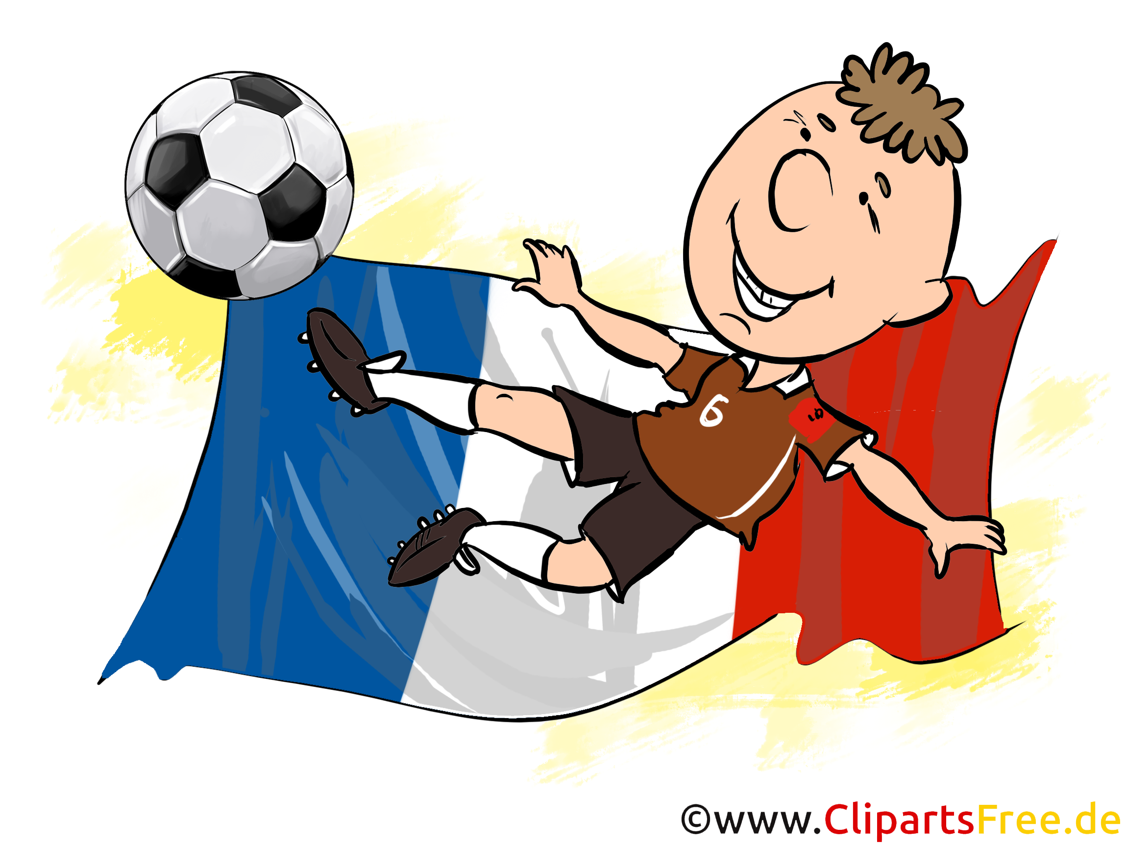 Joueur de Football France Clipart Image télécharger gratuitement ...