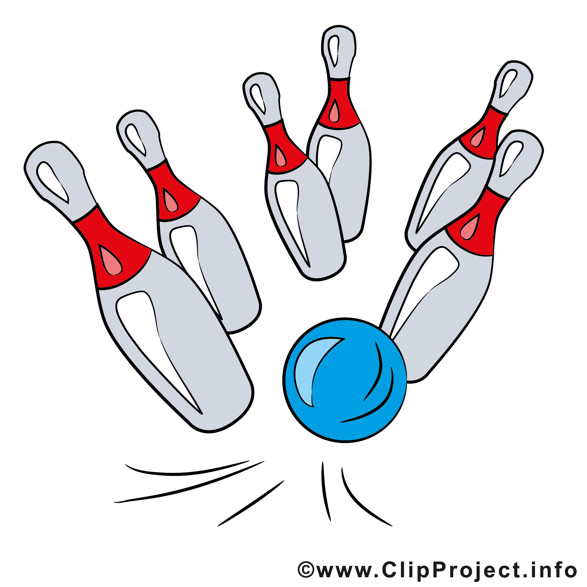 clipart gratuit quille bowling - photo #3