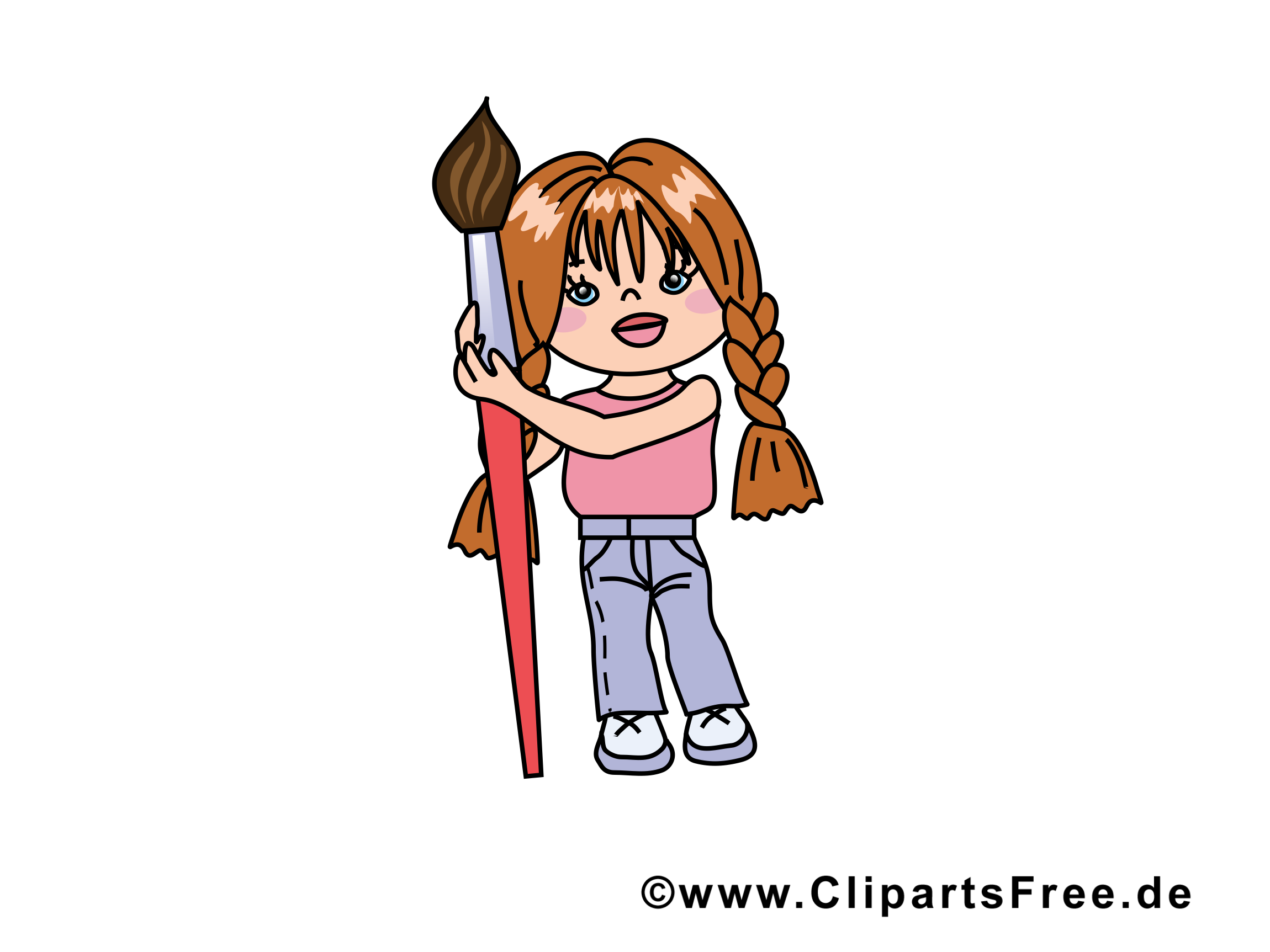 clipart gratuit jeune fille - photo #41