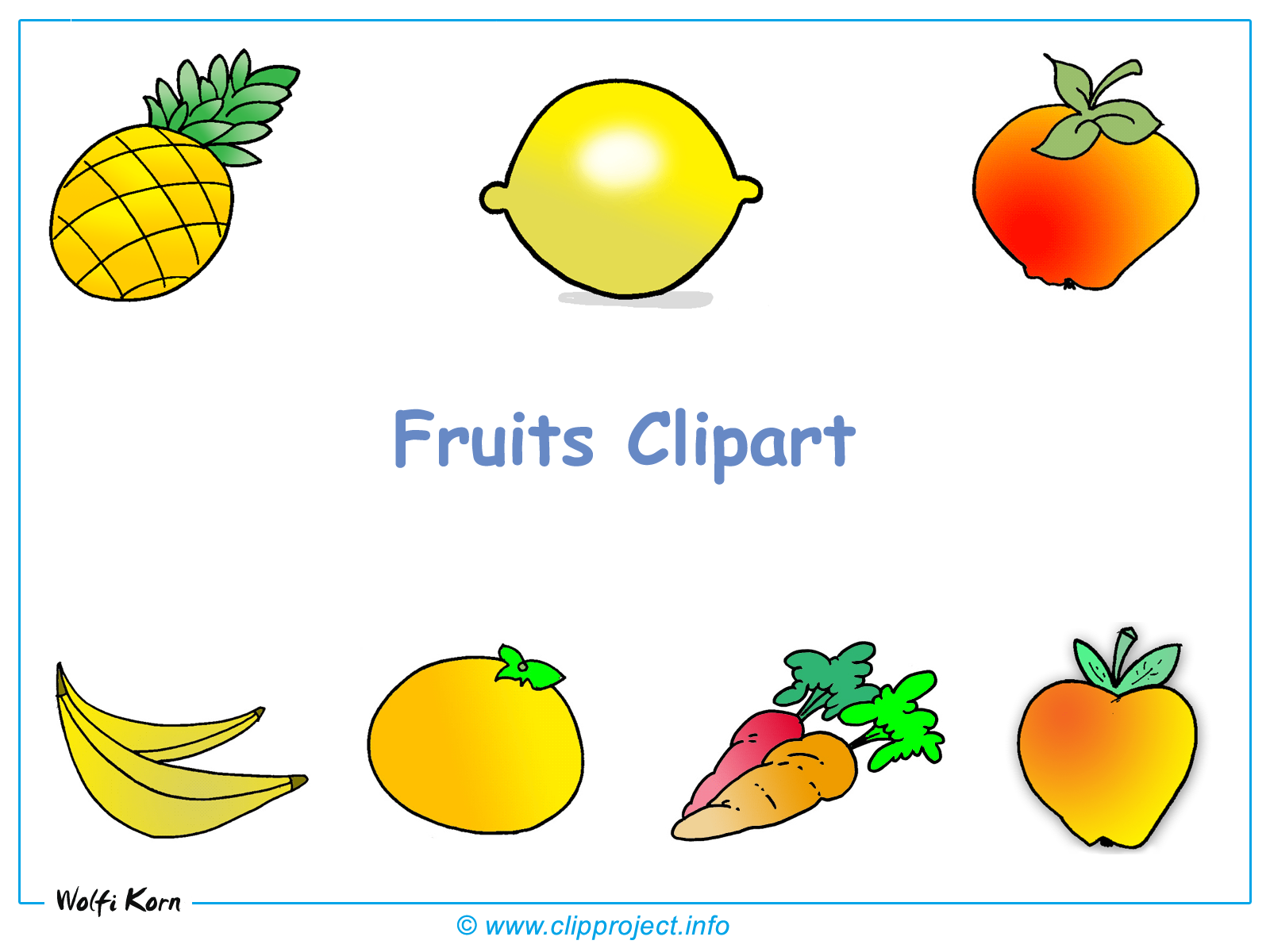images clipart fruits légumes - photo #9