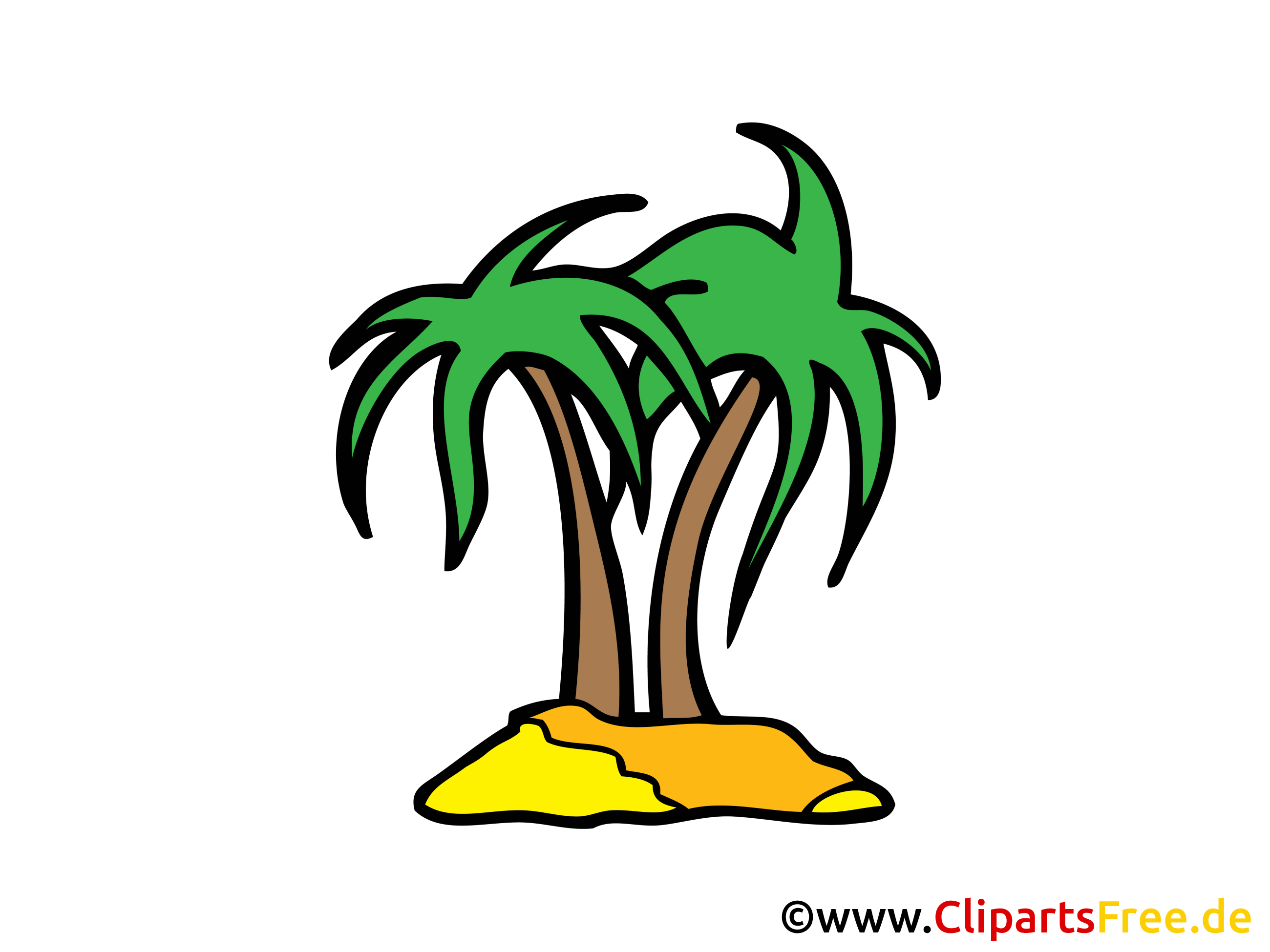 clipart gratuit palmier - photo #2