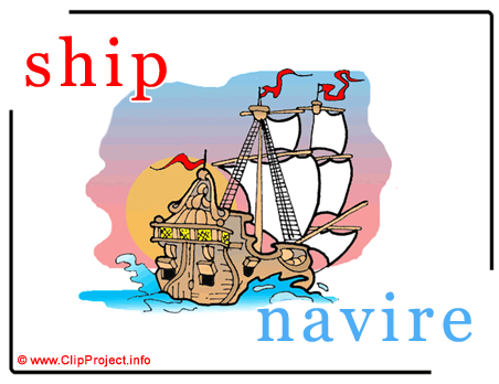 Ship - navire abc image dictionnaire anglais francais