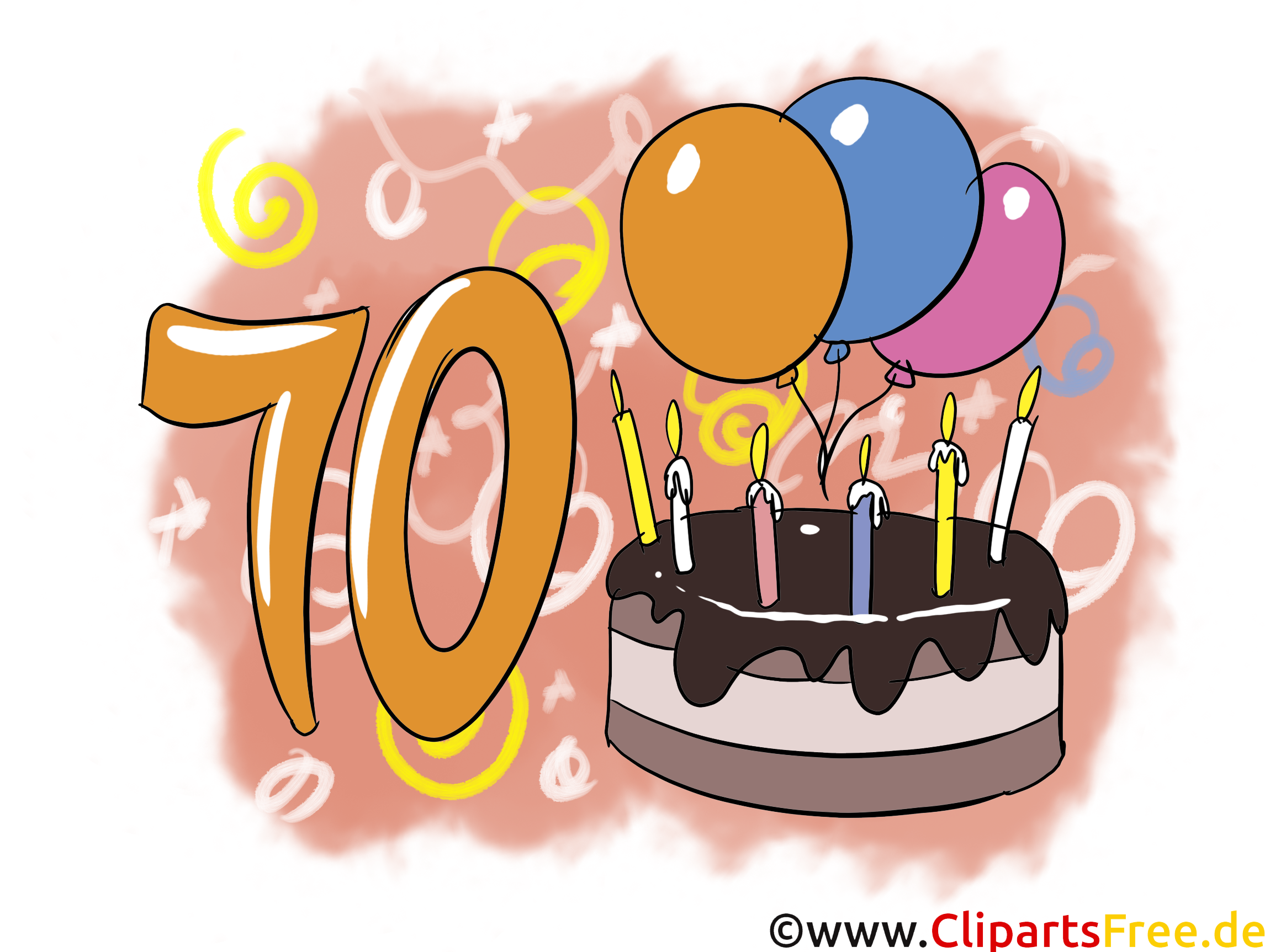 10 ans illustration gratuite – Anniversaire clipart