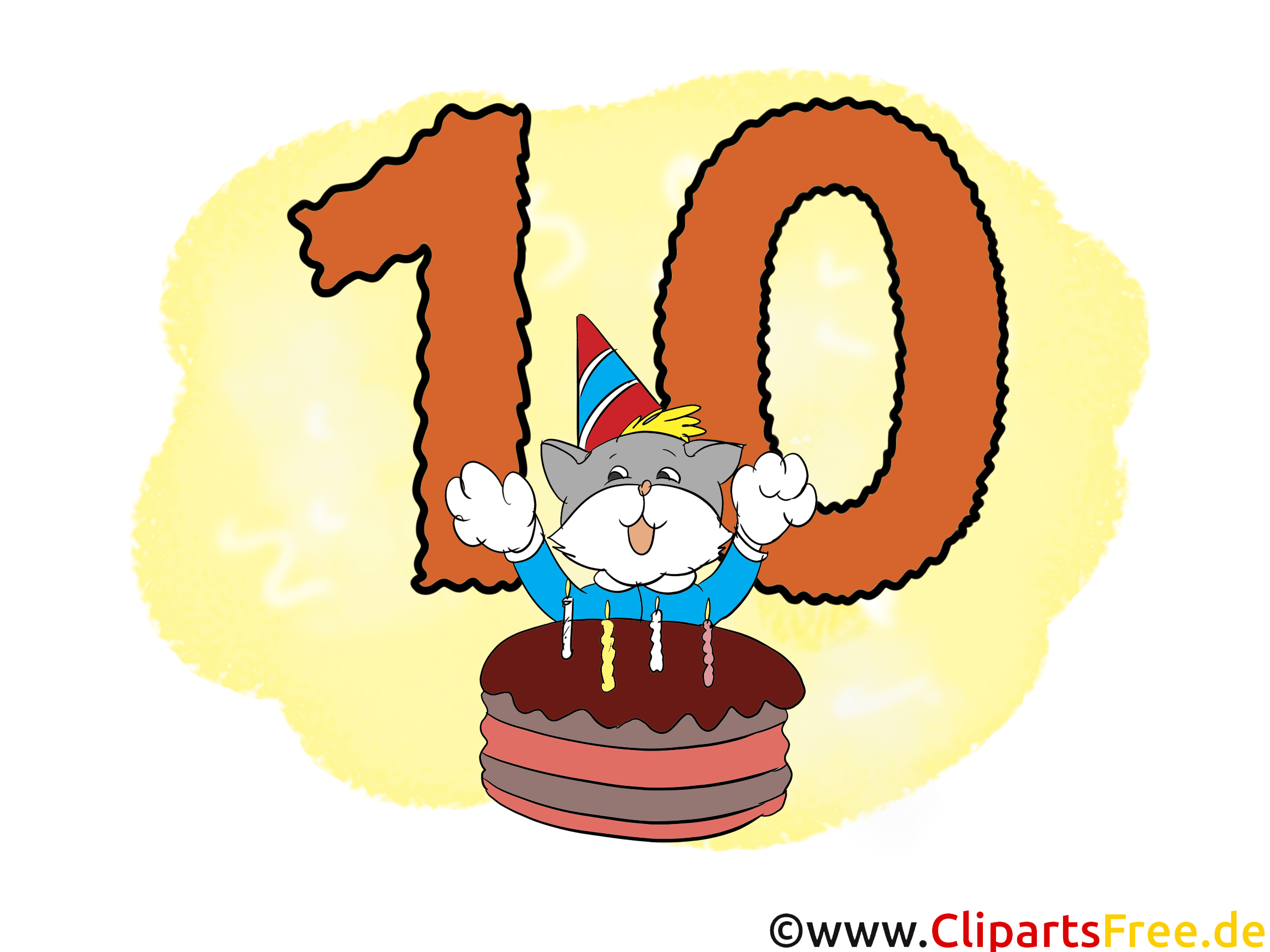 10 ans images – Anniversaire dessins gratuits