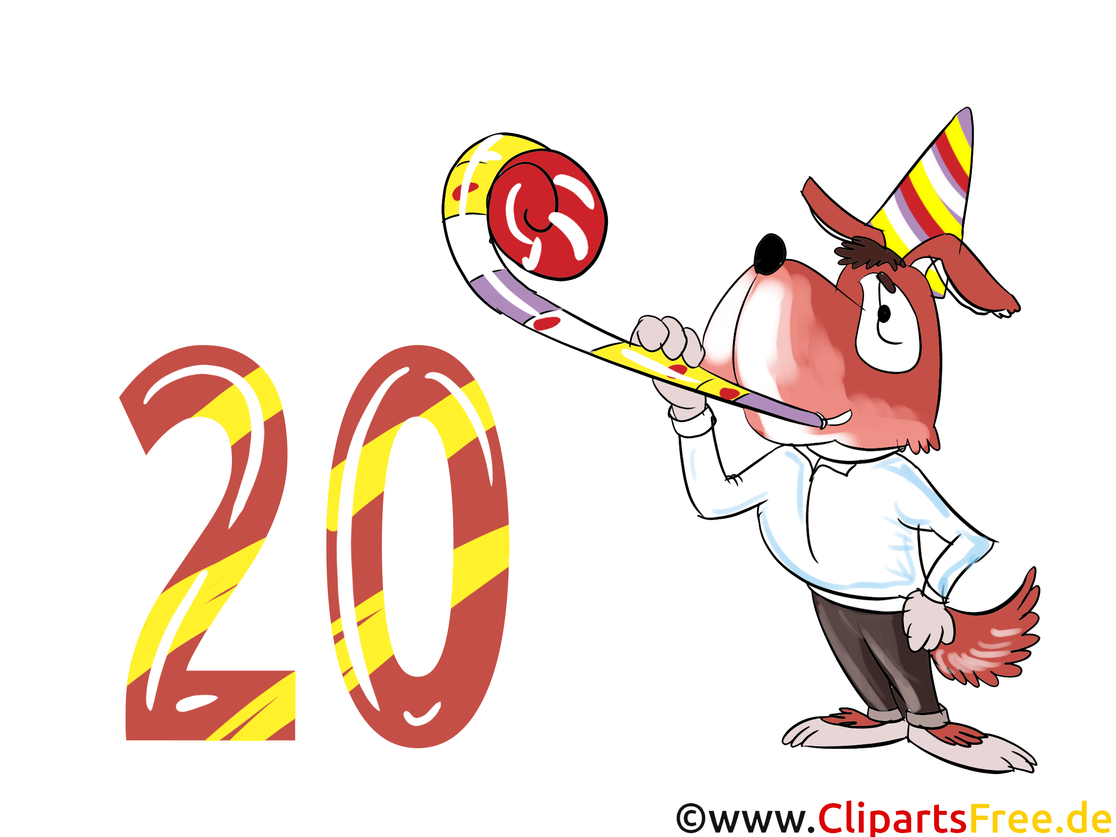 20 ans dessin – Anniversaire cliparts à télécharger