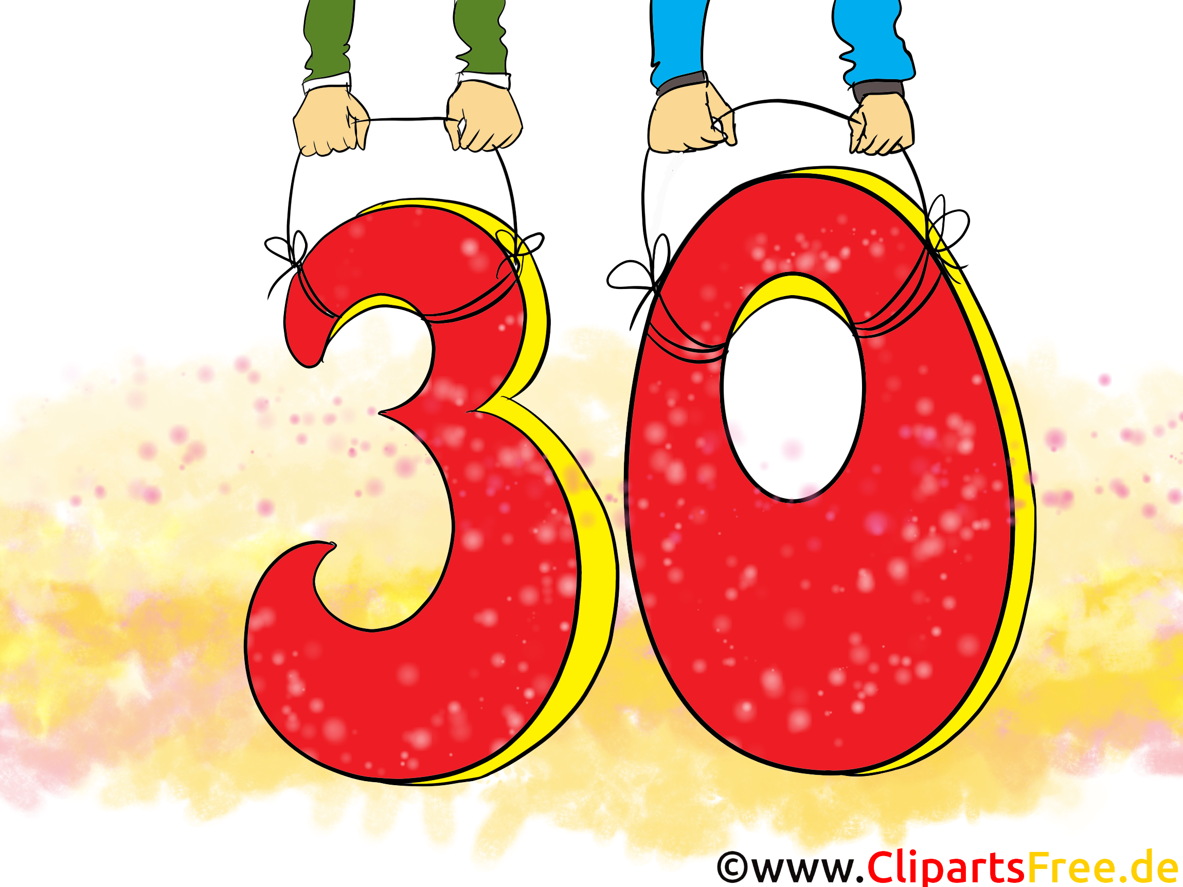 30 ans dessins gratuits – Anniversaire clipart