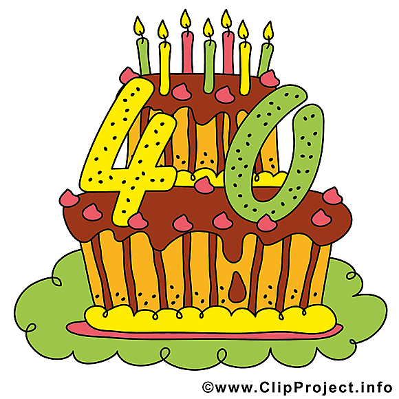 40 ans clipart – Anniversaire dessins gratuits