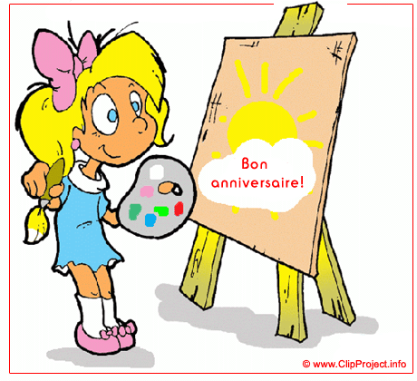 Anniversaire enfants clipart gratuit