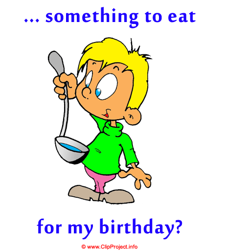 Carte anniversaire drole clipart gratuit