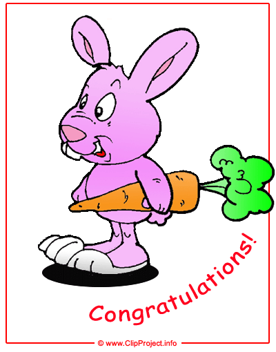 Carte de felicitations clipart gratuit