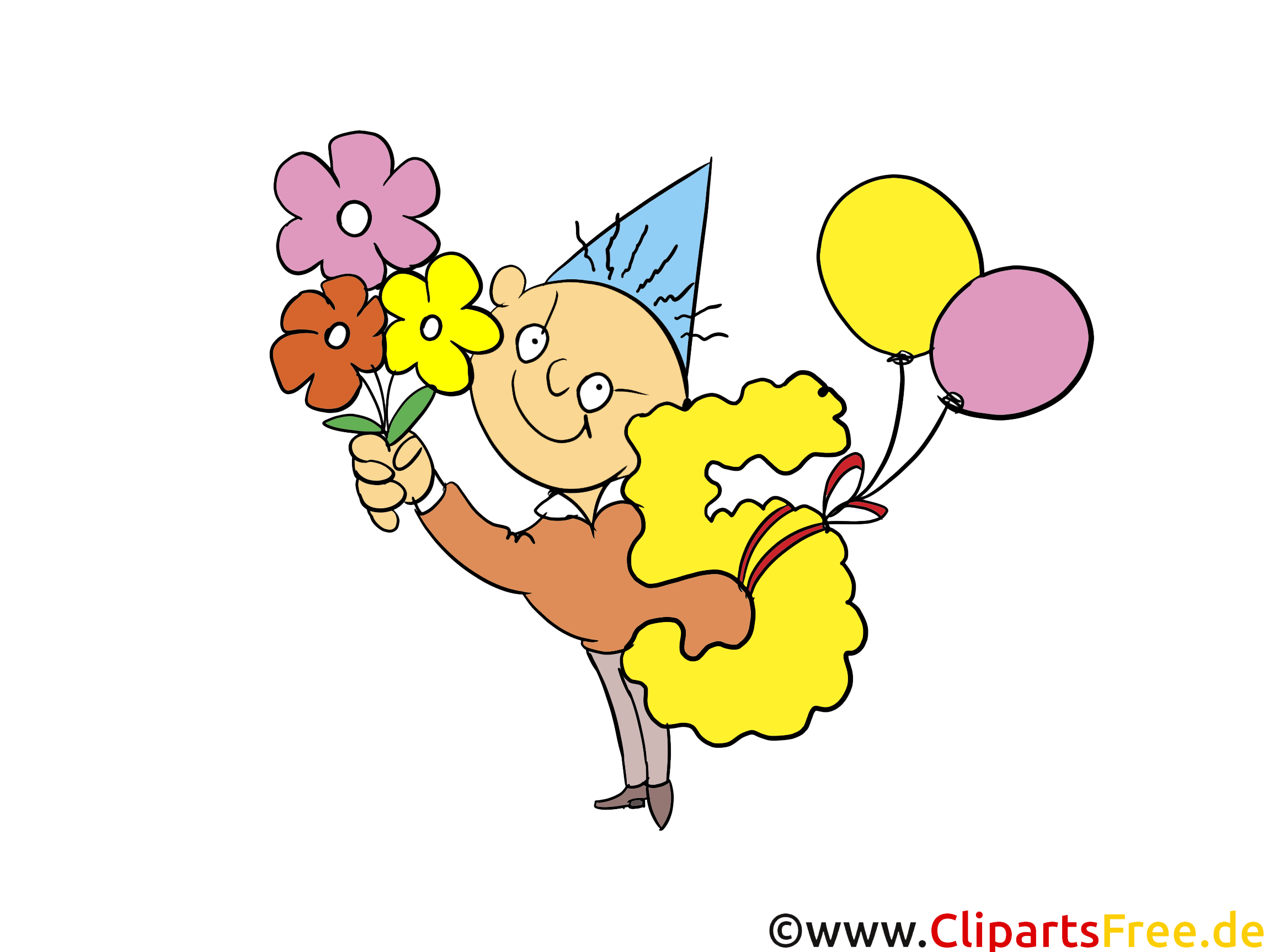 Fleurs 5 ans dessin – Anniversaire à télécharger