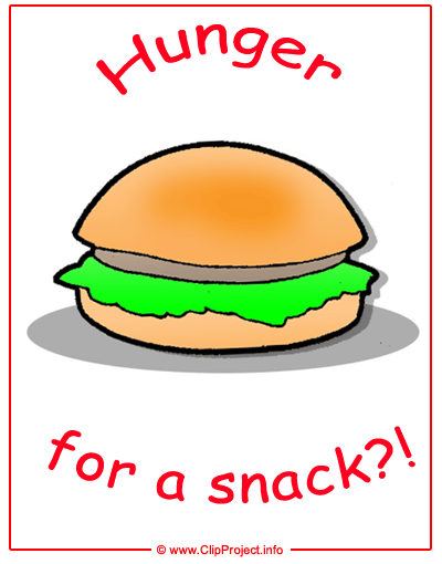Hamburger carte postale clipart gratuit