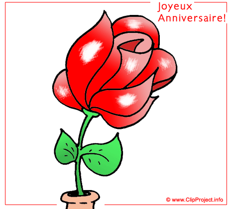 Rose carte clipart gratuit