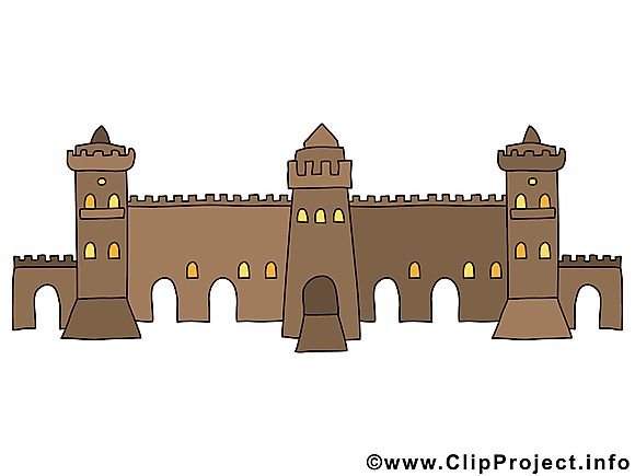 Fortificationclip art gratuit – Biens immobiliers dessin