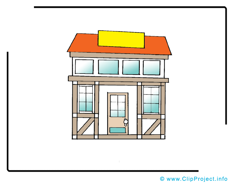 Vieux bâtiment clipart – Biens immobiliers images