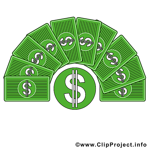 Dollars images – Argent clip art gratuit