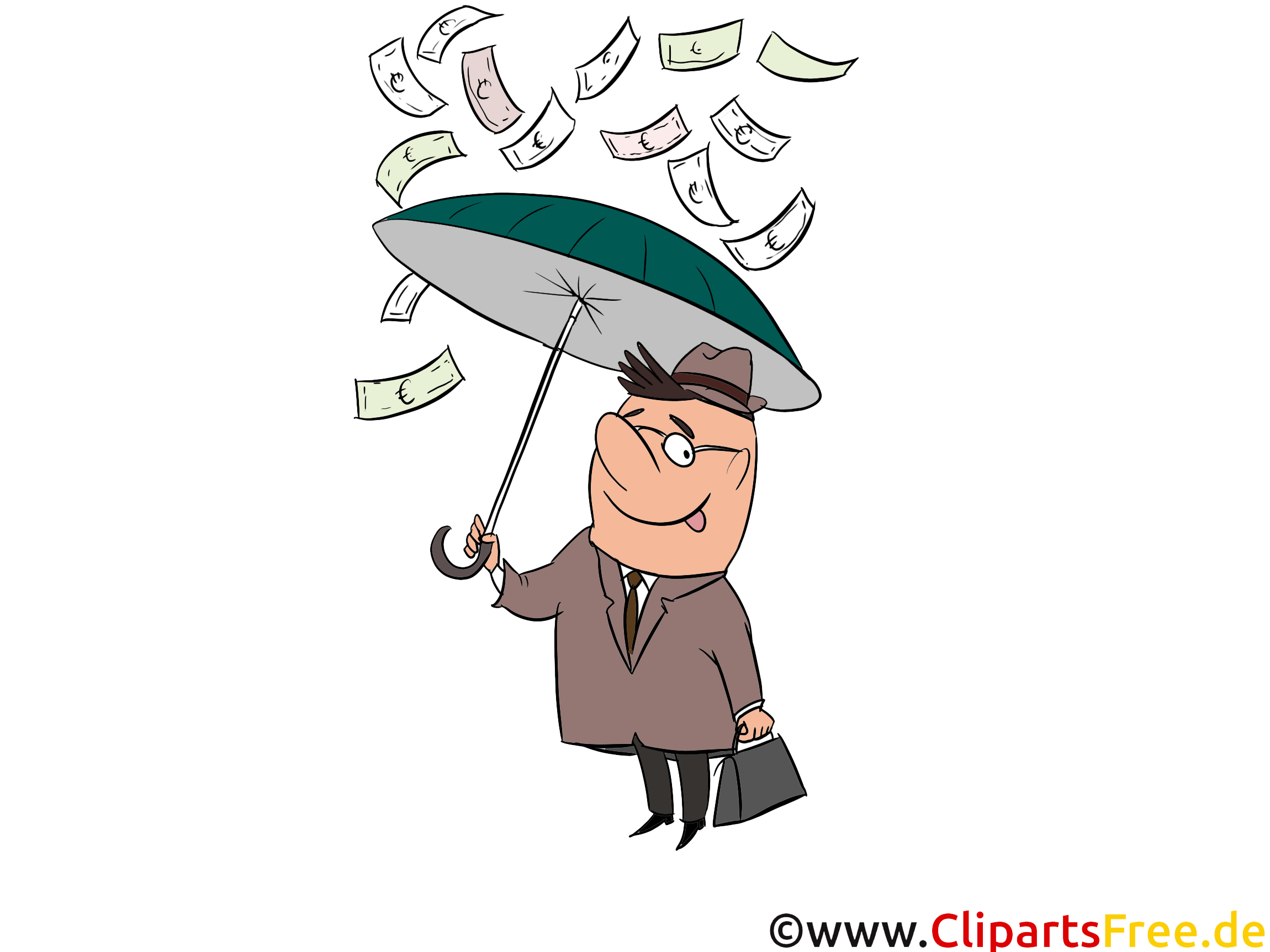 Pluie billets image à télécharger – Argent clipart