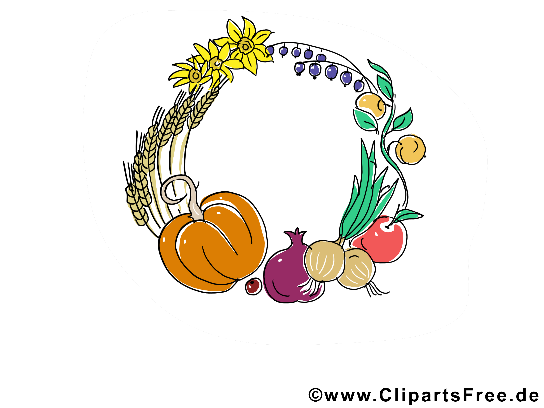 Légumes images gratuites – Automne clipart