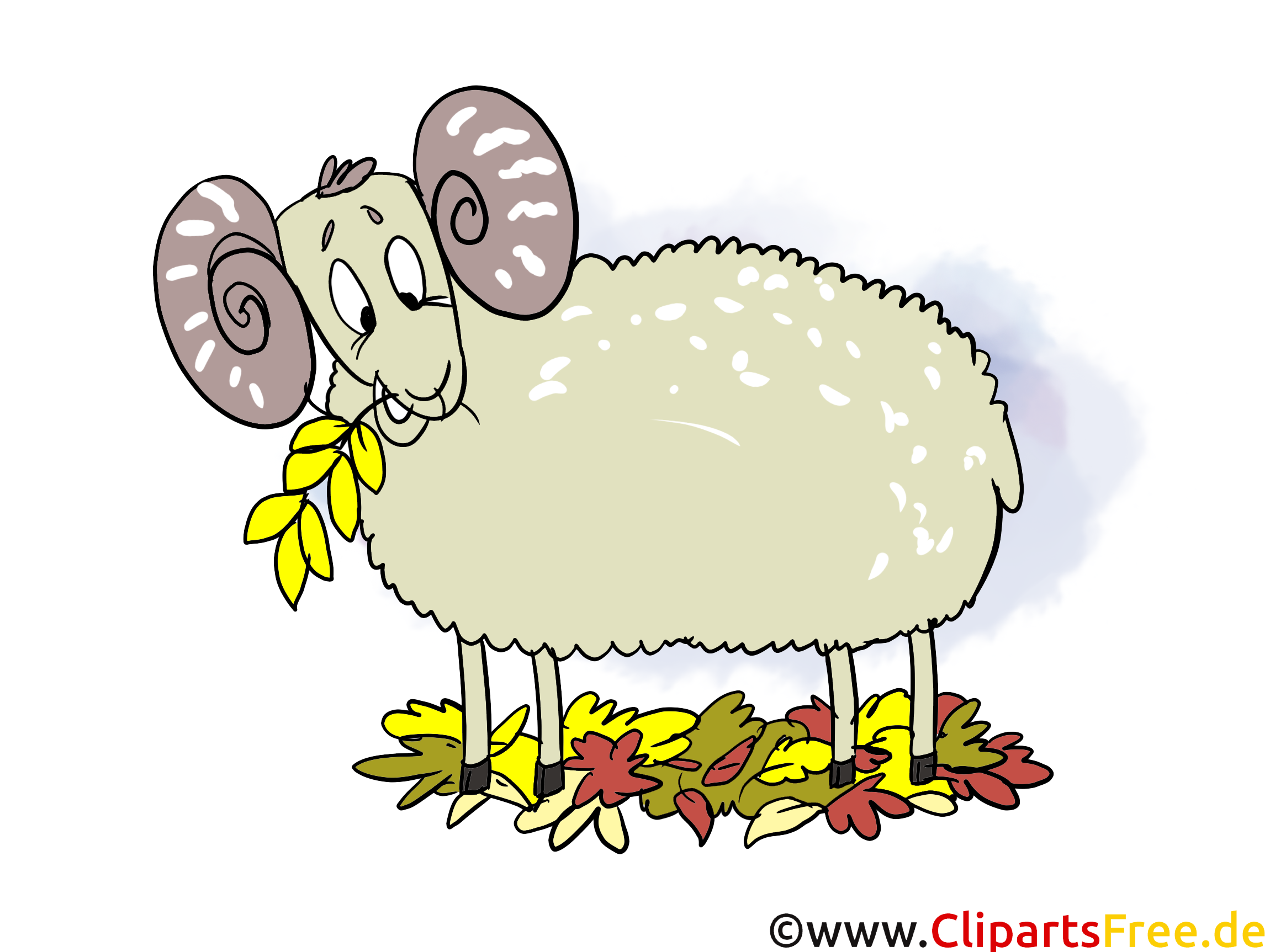 Mouton dessin – Automne clip arts gratuits