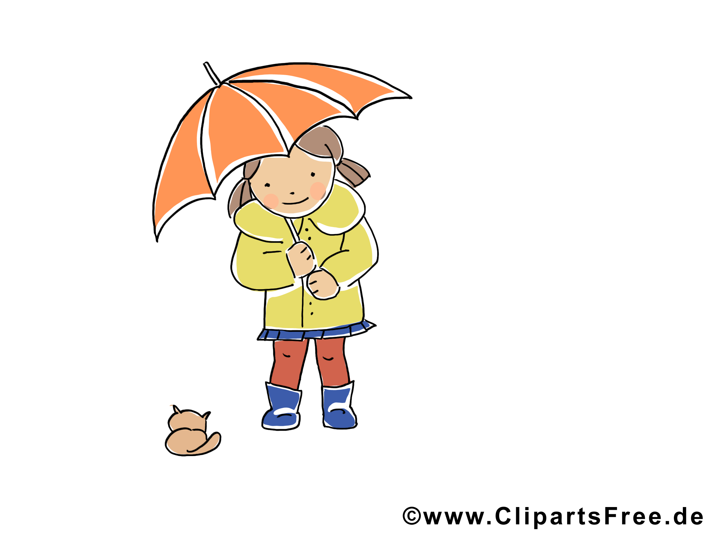 Parapluie image à télécharger – Automne clipart