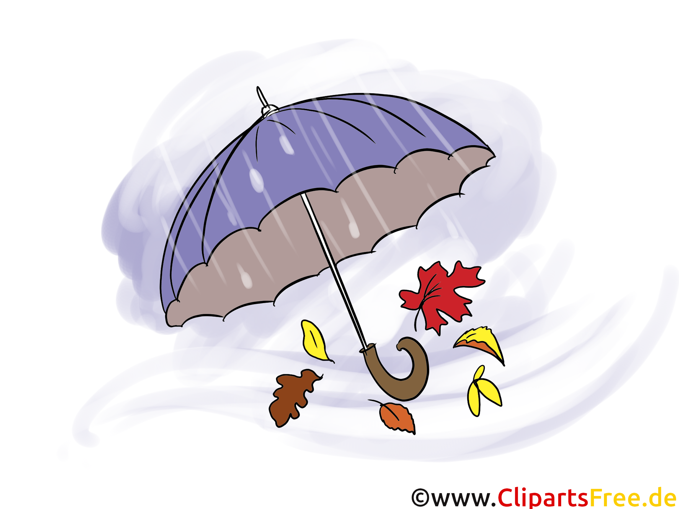 Parapluie images gratuites – Automne clipart