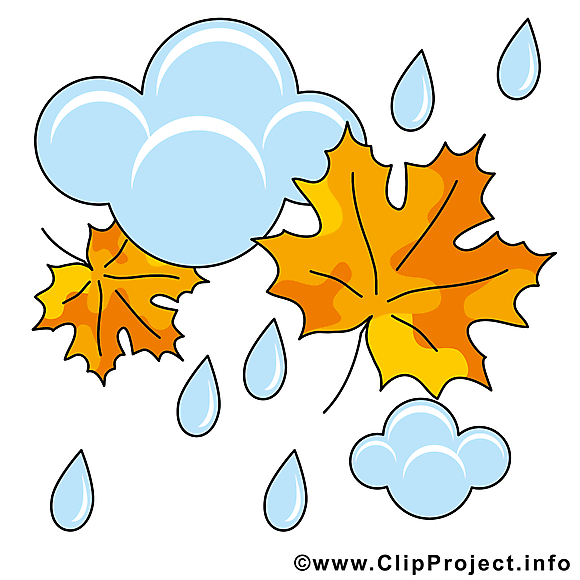 Pluie image gratuite – Automne clipart