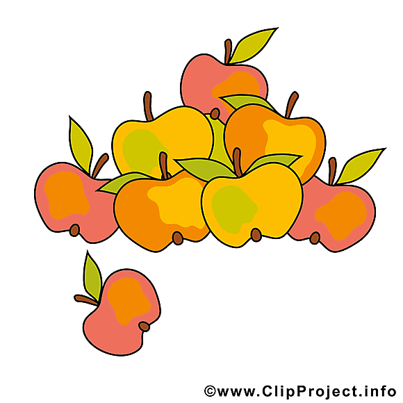 Pommes dessins gratuits – Automne clipart