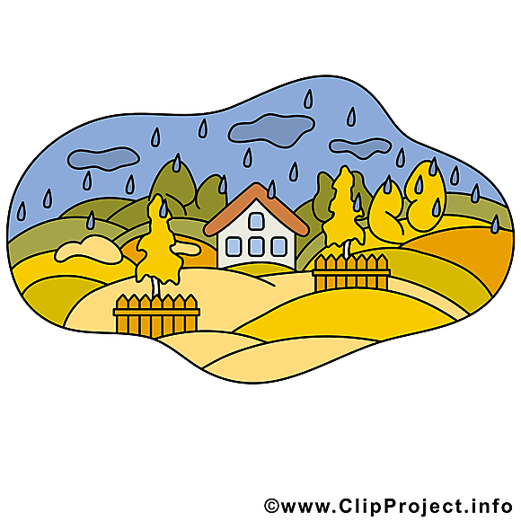 Village images – Automne clip art gratuit