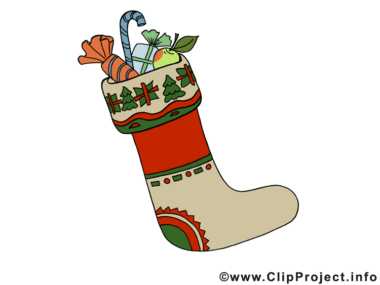 Chaussette clip arts gratuits - Avent illustrations