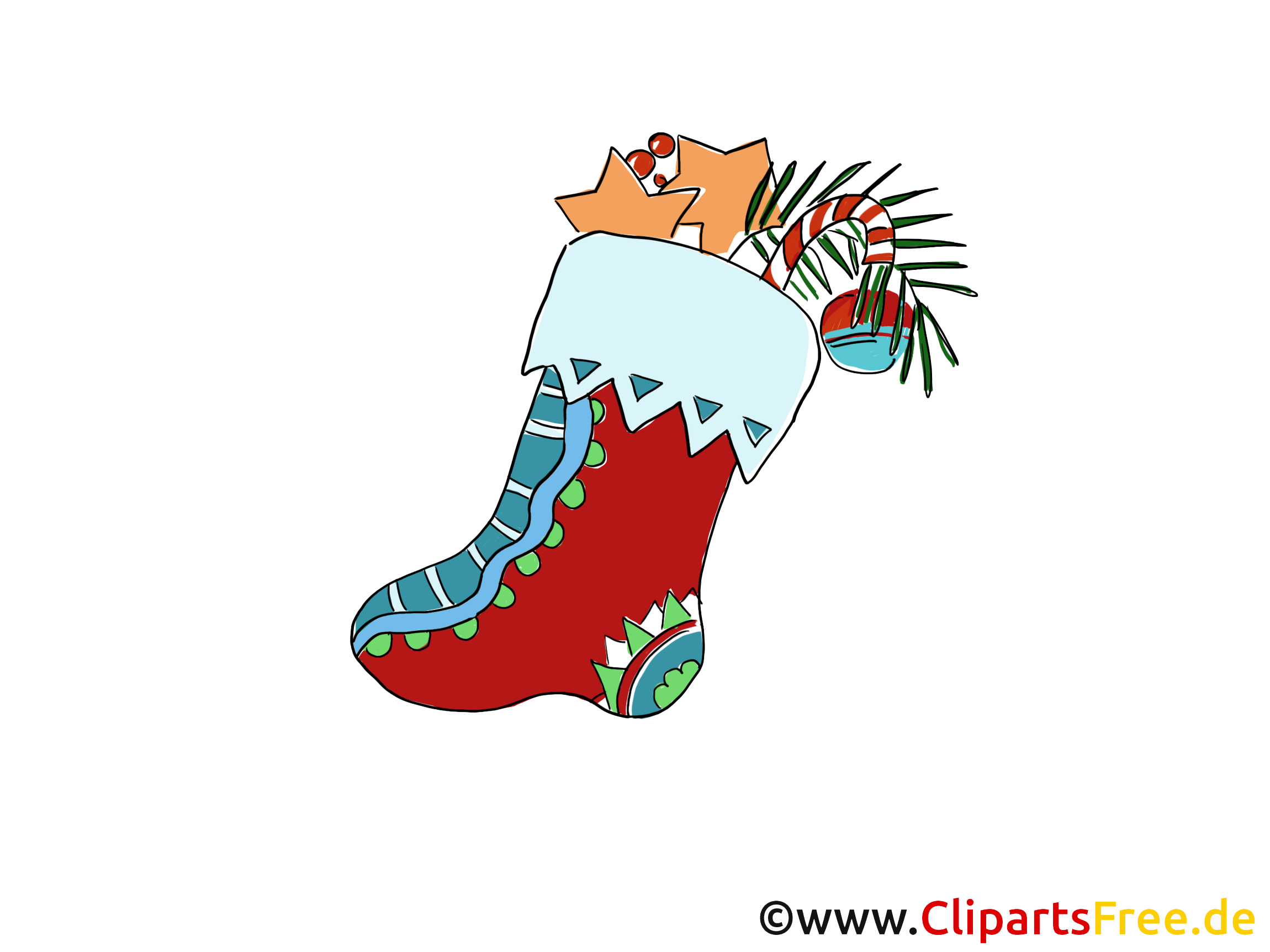 Image à télécharger chaussette – Avent clipart