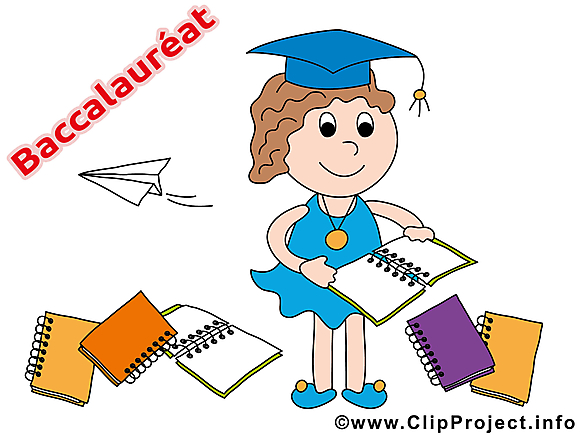 Carnets clip arts gratuits – Baccalauréat illustrations