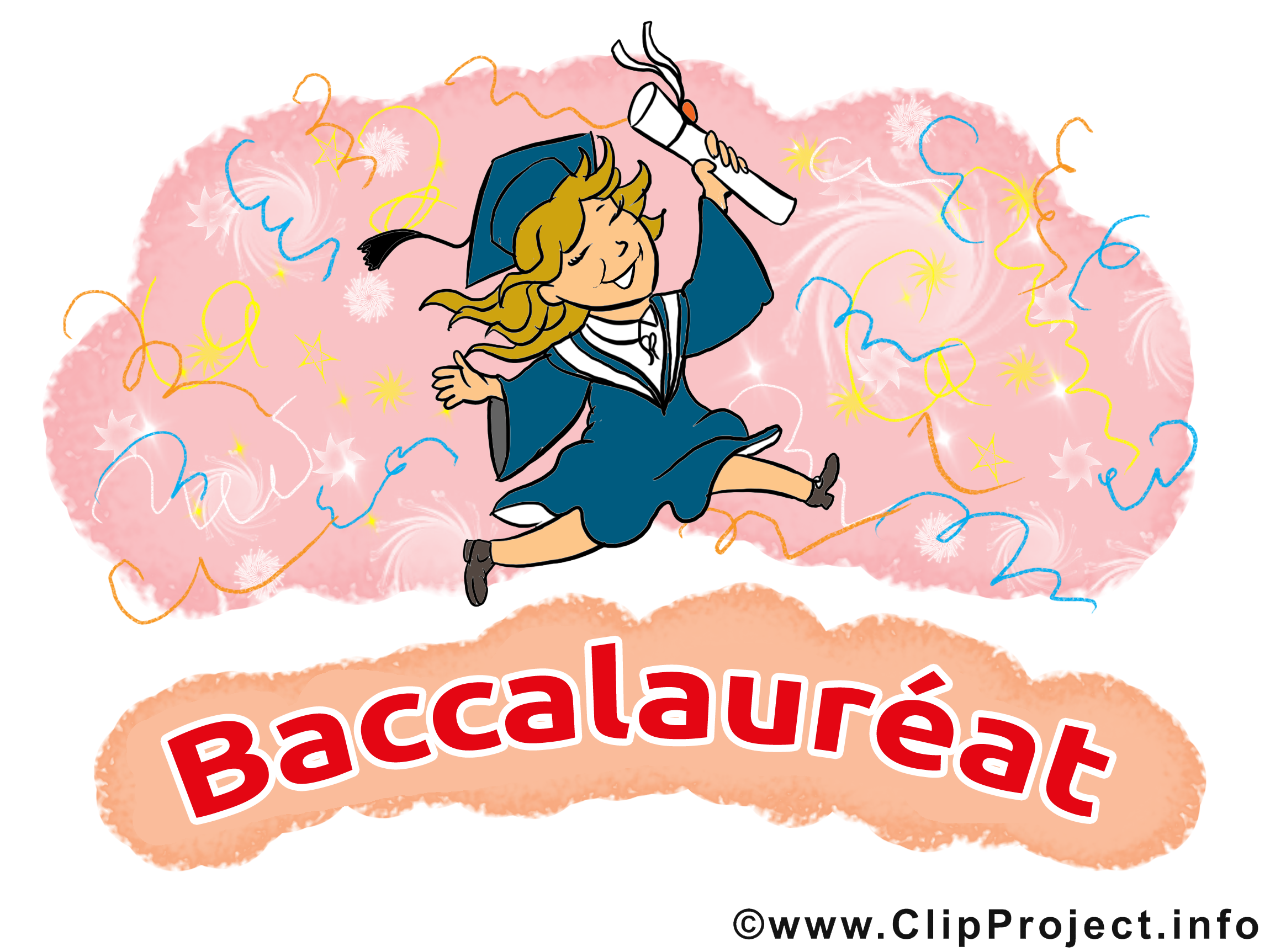 Fille images gratuites – Baccalauréat clipart