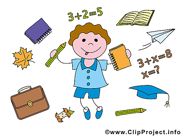 Fourniture scolaire clipart – Baccalauréat dessins