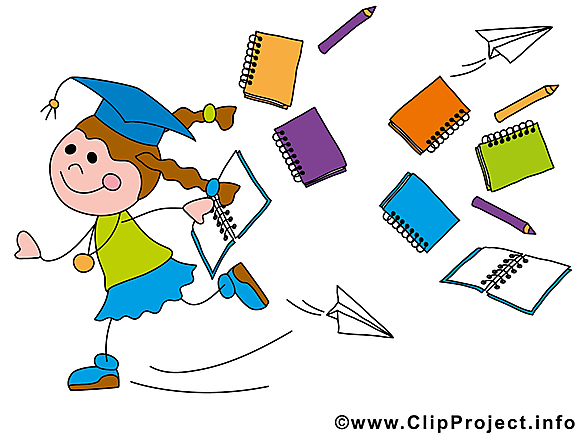 Fourniture scolaire illustration – Baccalauréat clipart