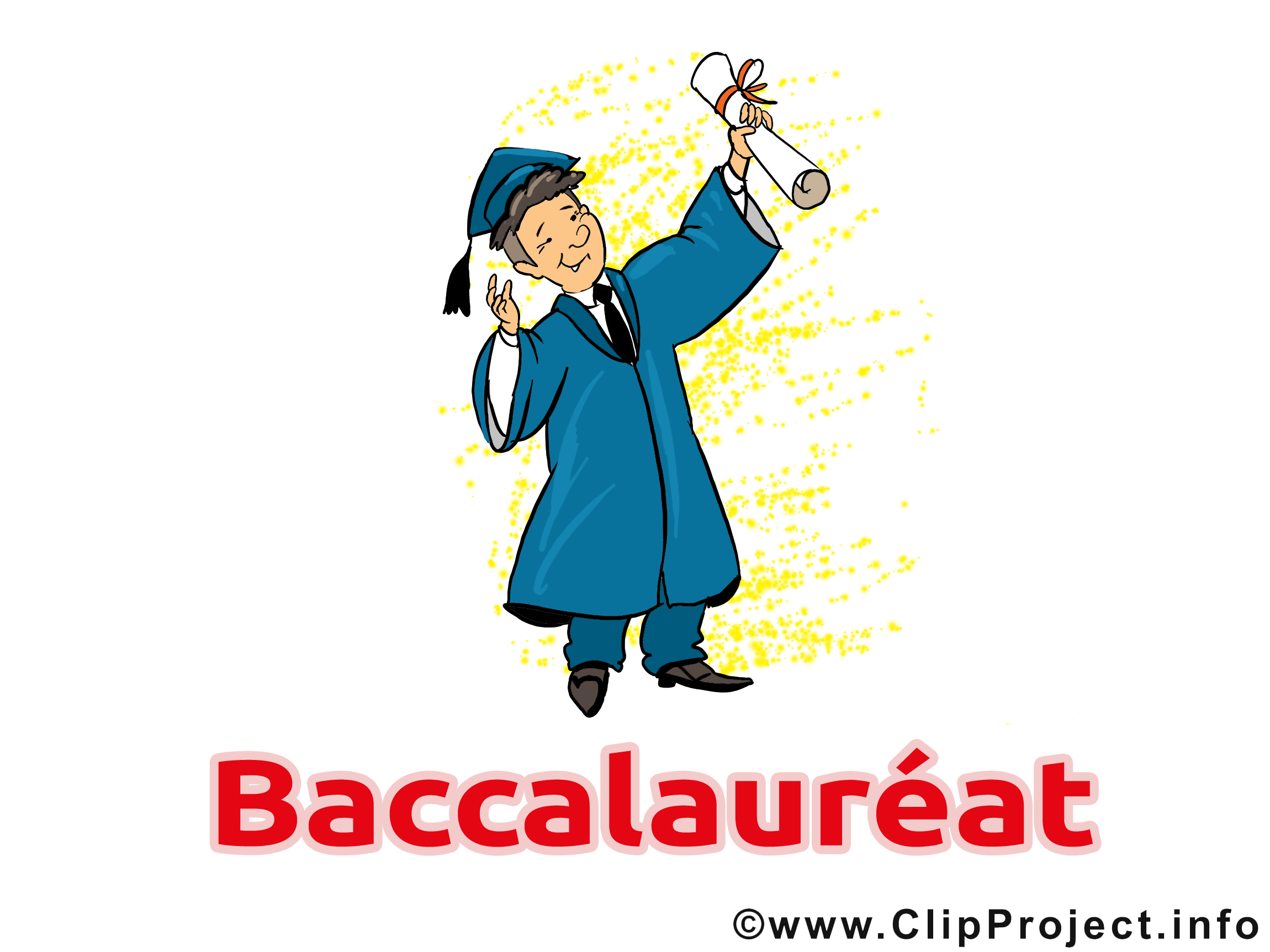 Illustration gratuite baccalauréat clipart