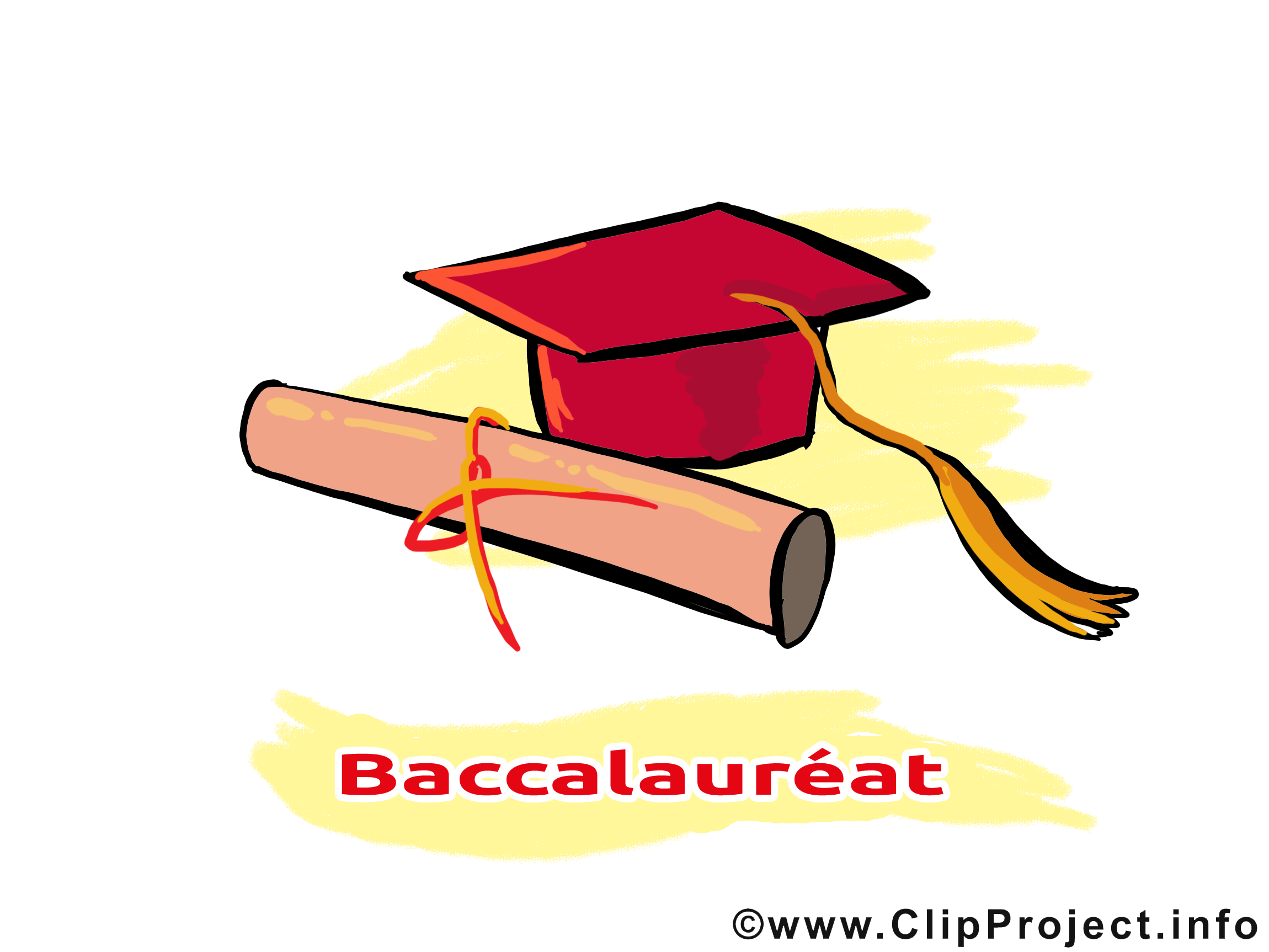 Illustration gratuite mortier – Baccalauréat clipart