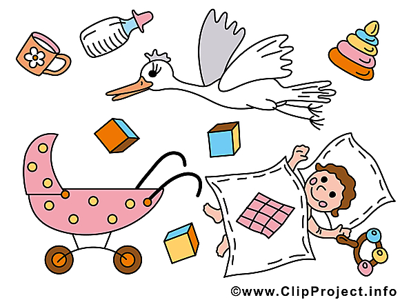 Accessoires dessin – Bébé clip arts gratuits