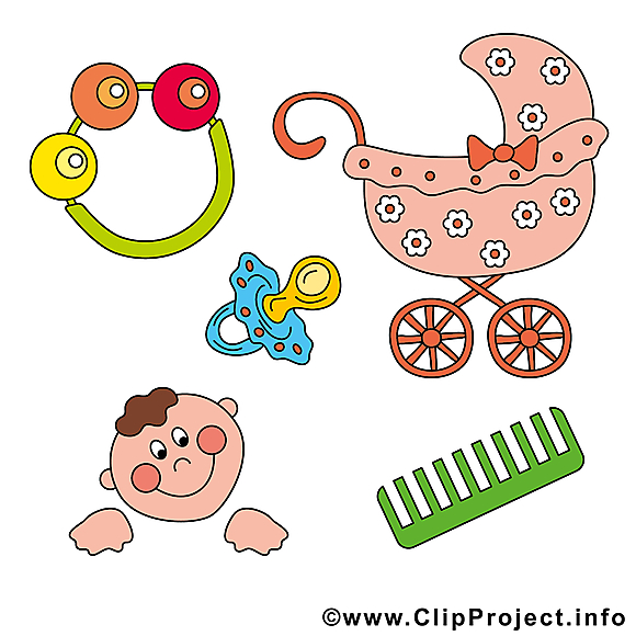 Accessoires illustration gratuite – Bébé clipart