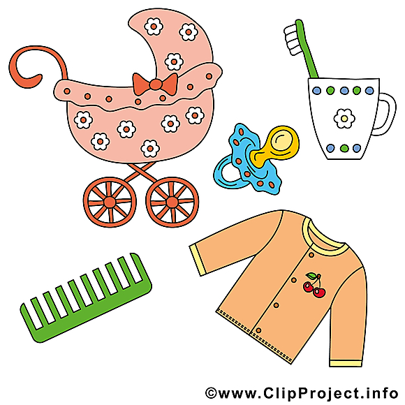 Accessoires images gratuites – Bébé clipart