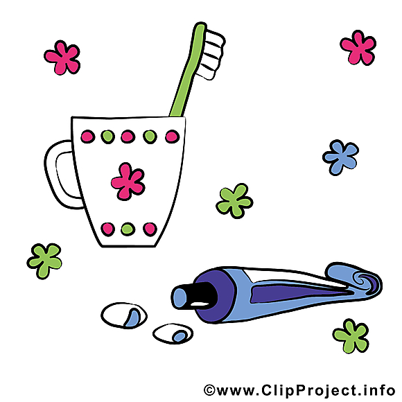 Dentifrise tasse image à télécharger – Bébé clipart