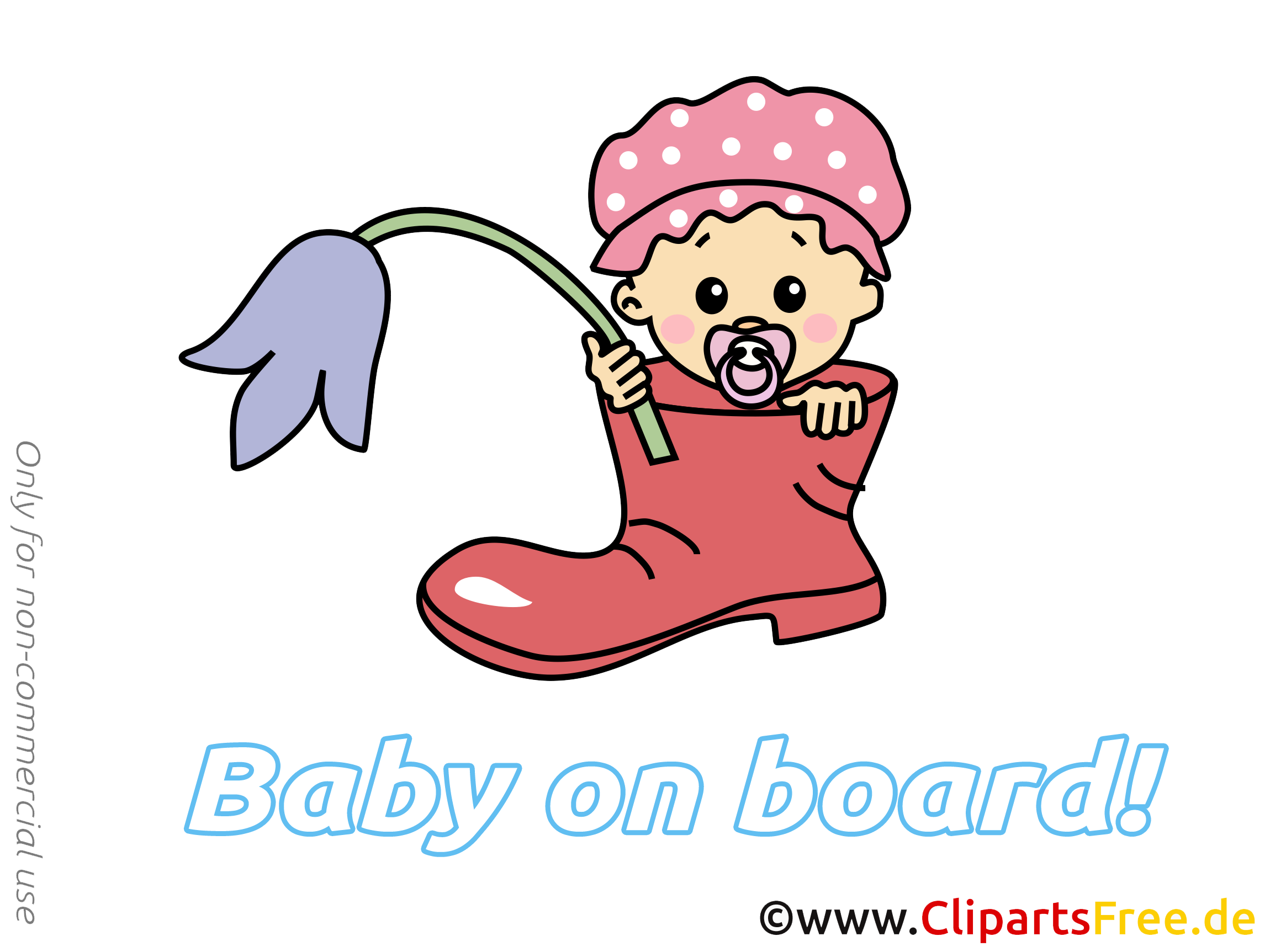 Fleur illustration – Bébé à bord images