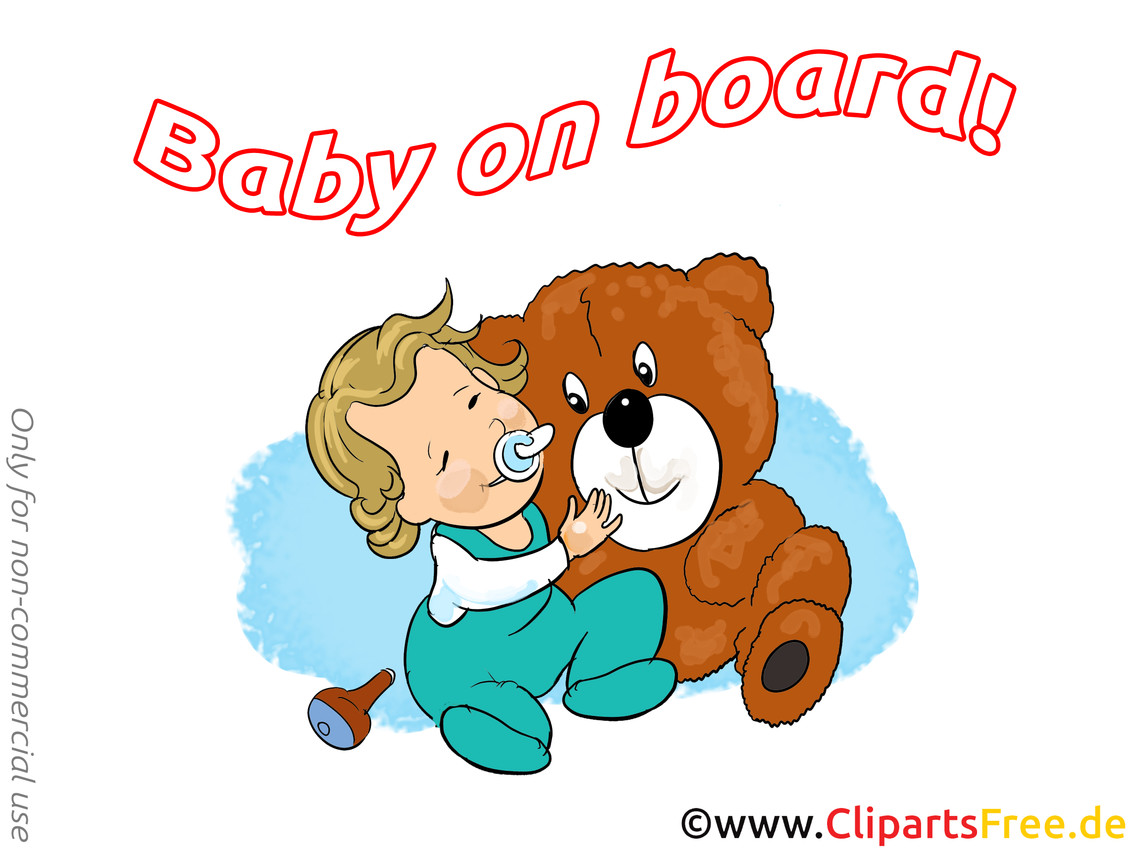 Ours en peluche bébé à bord image gratuite