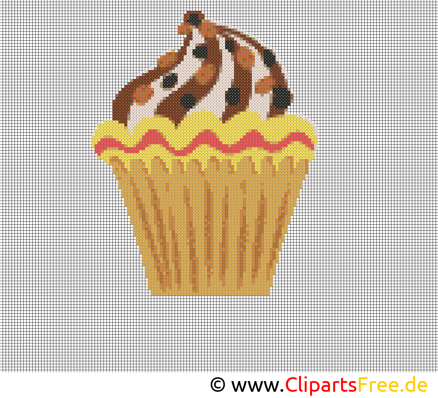 Muffin clip art gratuit – Broderie dessin