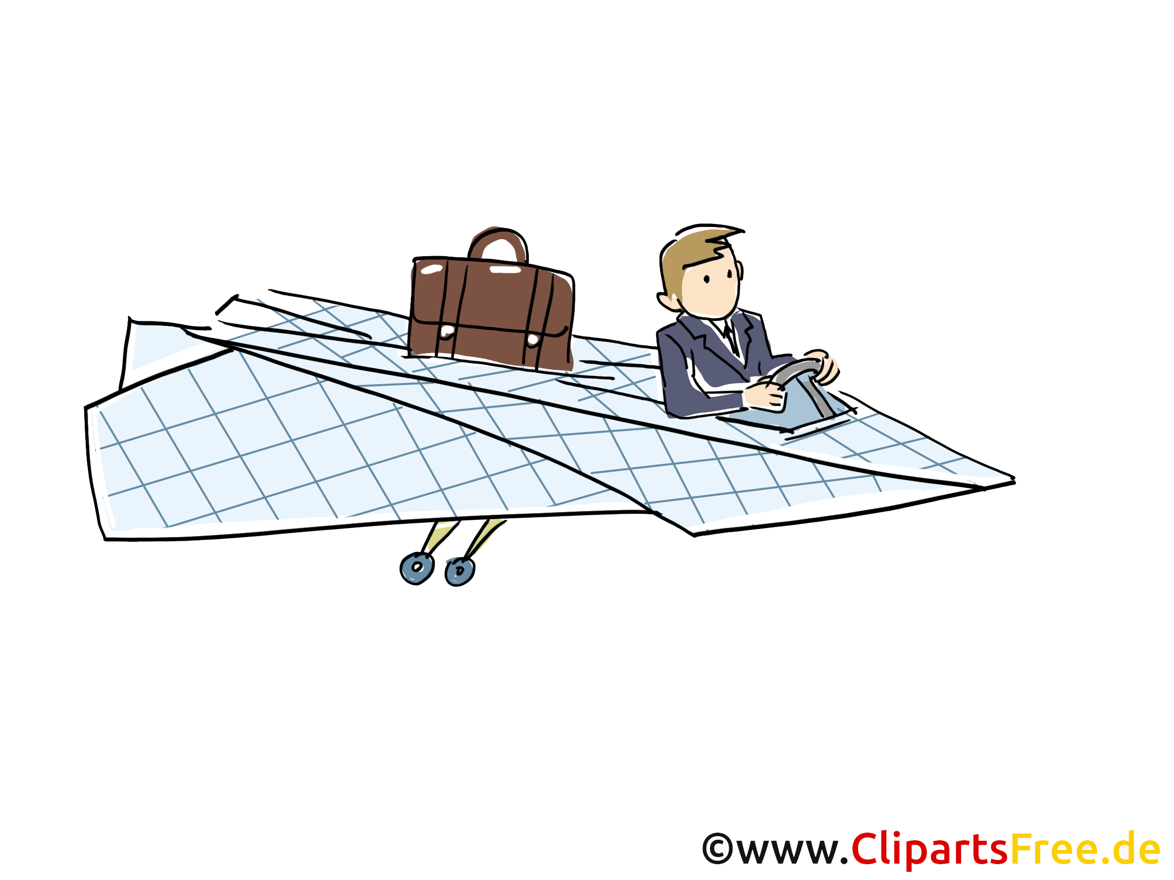 Avion en papier clipart gratuit – Bureau images